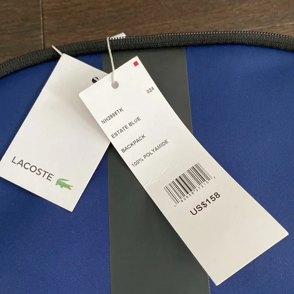 Backpack, Lacoste, NWT. - Picture 2 of 10